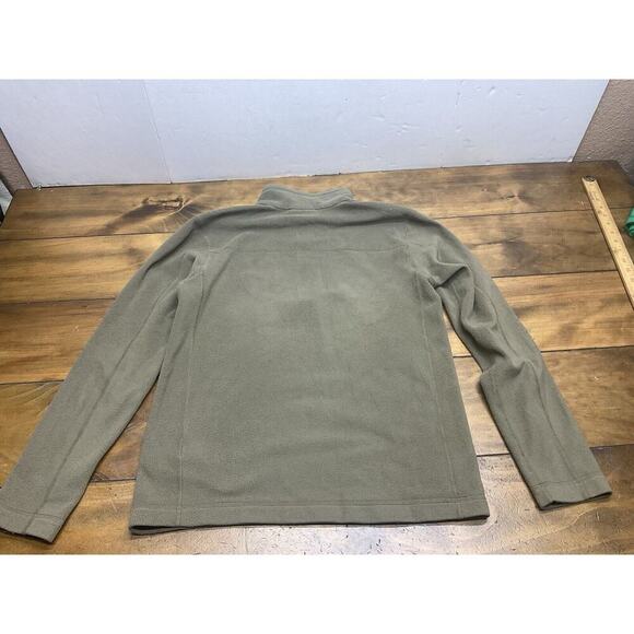 Patagonia Sweater Mens Small Olive Green 1/4 Zip Fleece Outdoor - Picture 10 of 10